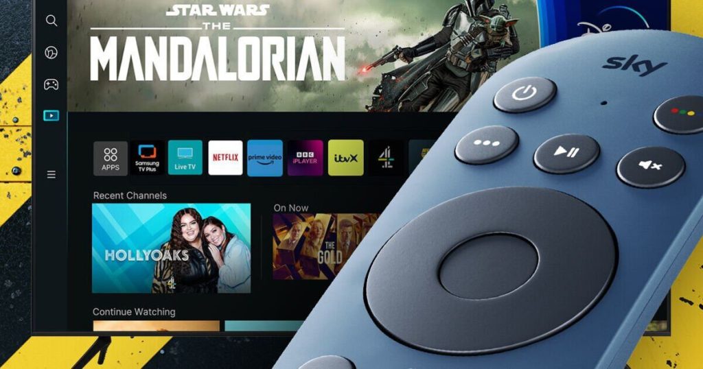 As casas do Reino Unido enfrentam o bloco de TV do céu, enquanto uma repressão maciça interrompe o streaming grátis