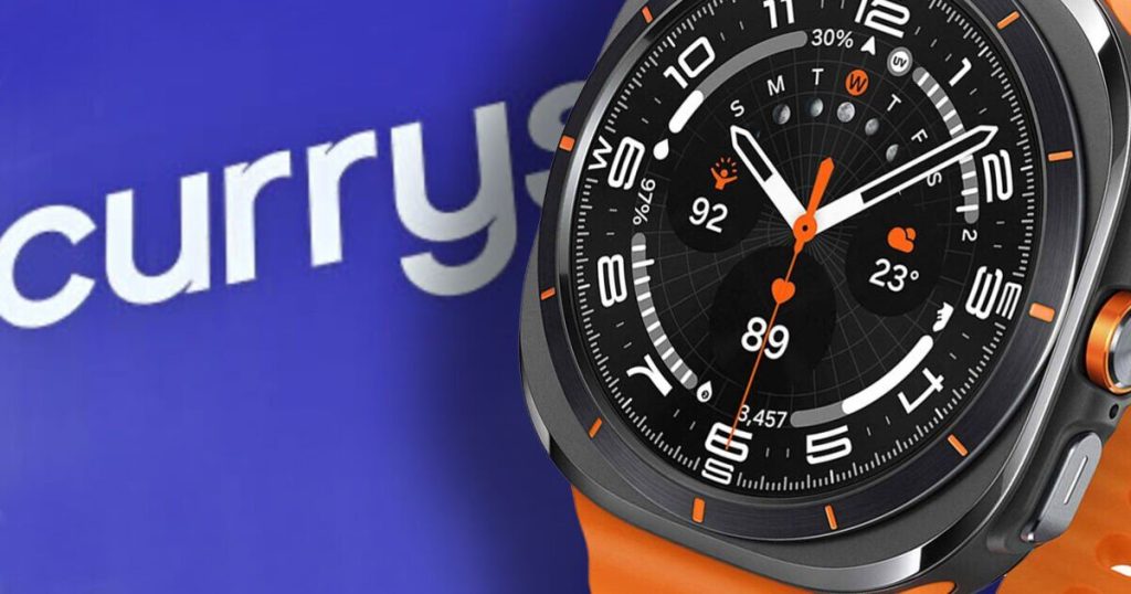 Currys Placa Ultimate Galaxy Watch Upgrade no Price, mesmo o Argos não pode combinar