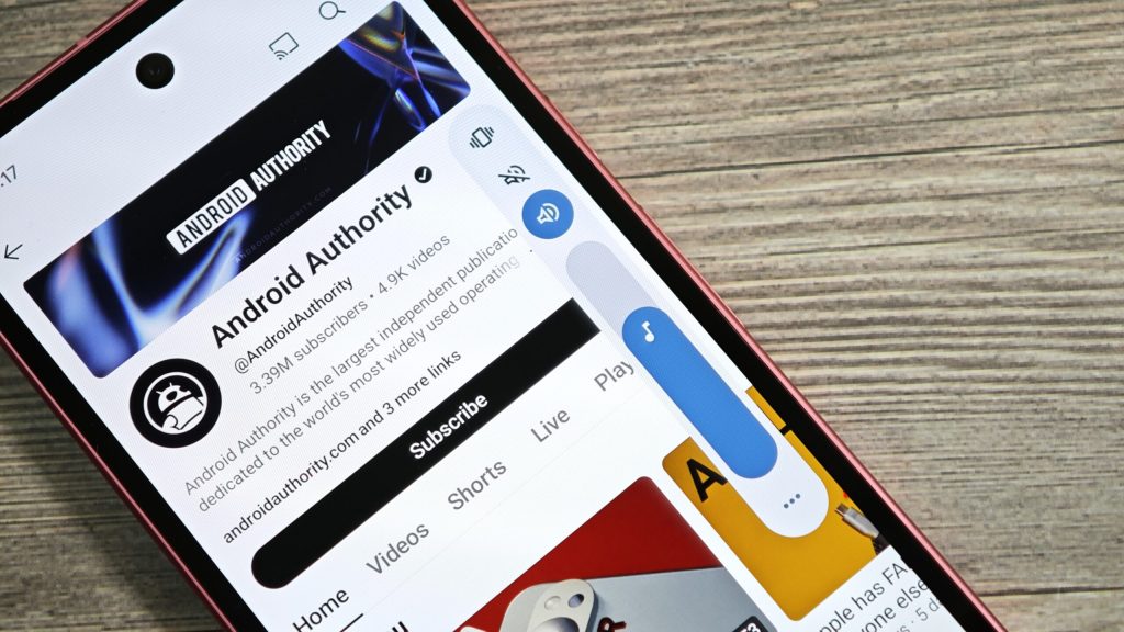 Está aqui! O aplicativo de volume preciso recebe a interface do usuário do Android 16-Style Volume