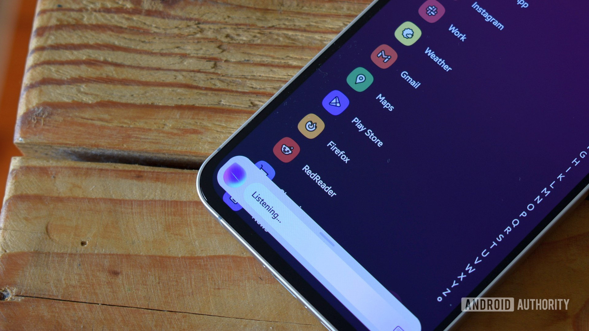 Caixa de diálogo de escuta Samsung Bixby 1