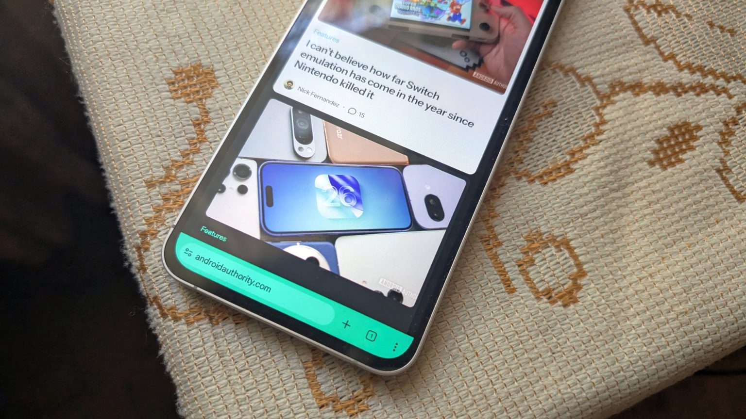 Chrome para usuários do Android agora pode escolher em qual extremidade da tela a barra de endereço está ligada