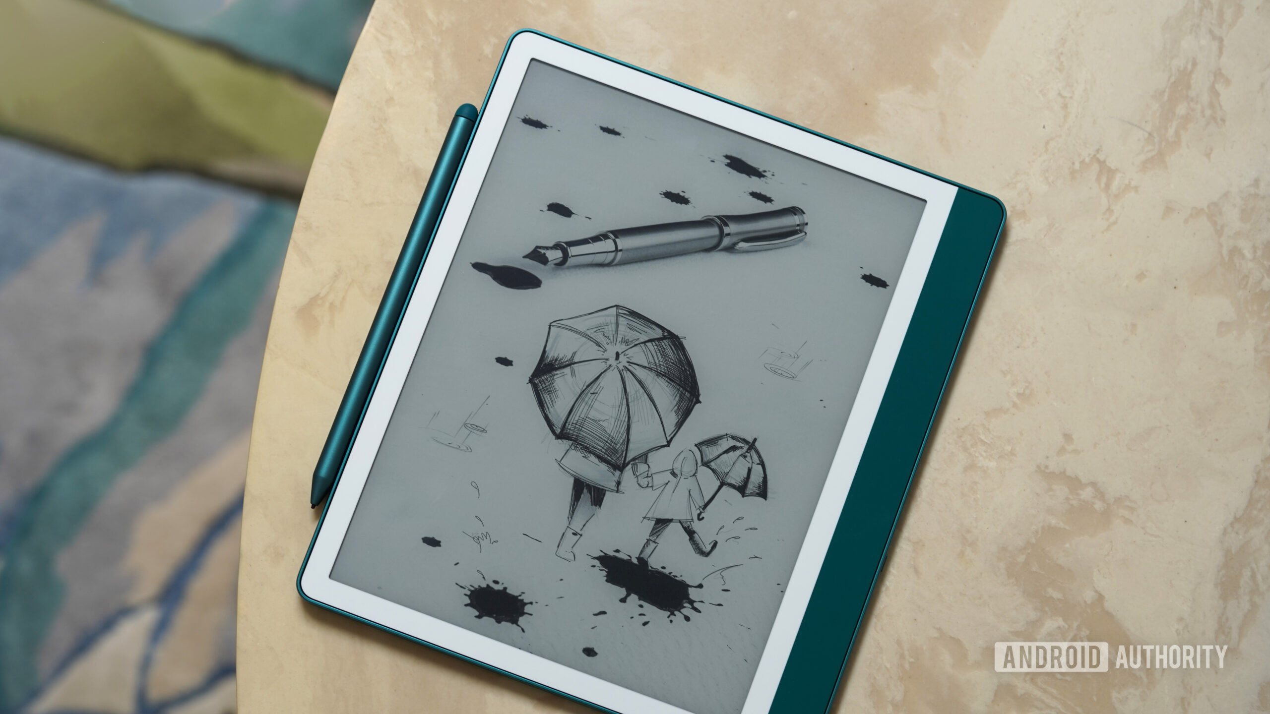 Um escriba do Kindle 2024 -ARESTS em uma mesa.