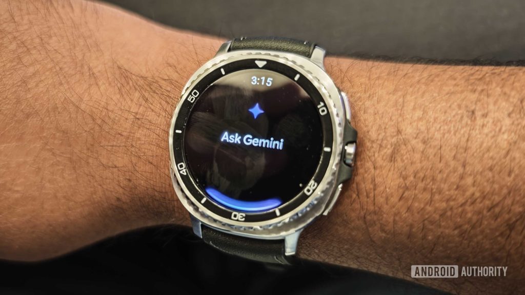 Mal posso esperar para Gemini on Wear SO? Há uma solução de margem lateral