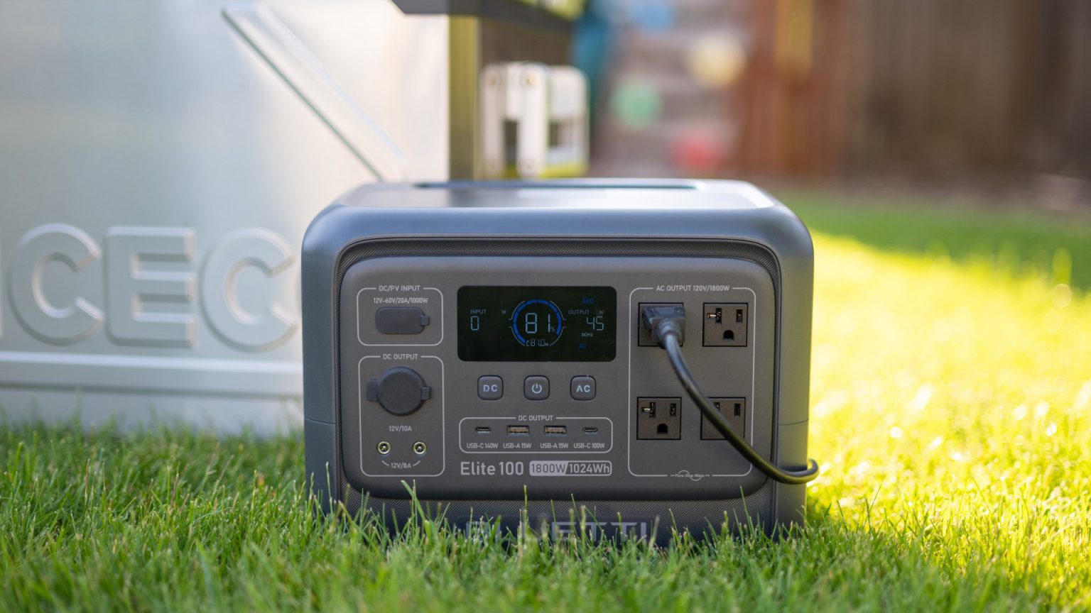 O Bluetti Elite 100 V2 inclui energia séria em um pacote portátil