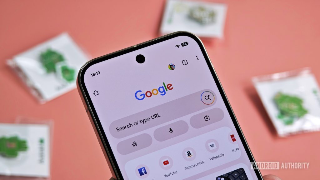 O Google está mudando a nova página de guia do Chrome para trazer o modo AI Frente e Center