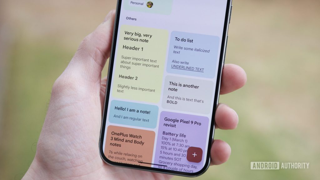 A tão esperada ferramenta de classificação do Google Keep está finalmente começando a chegar