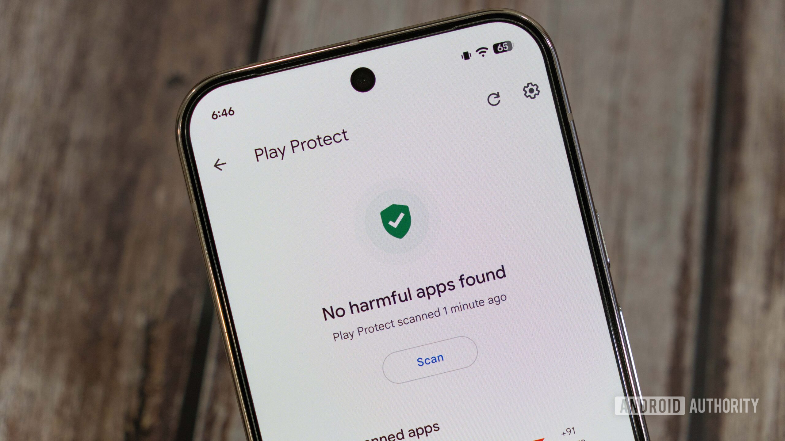Google Play Protect Apps digitalizado