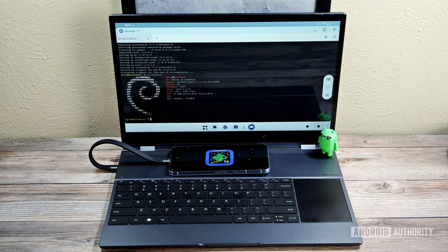O Terminal Linux do Google desempenha um papel importante em transformar o Android em um verdadeiro sistema operacional de mesa
