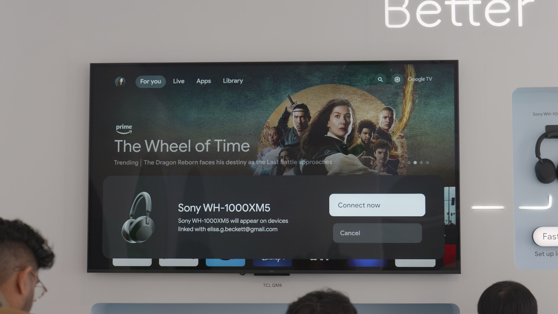 Fast Par Sony XM5 no Google TV Fast Par Sony XM5 no Google TV