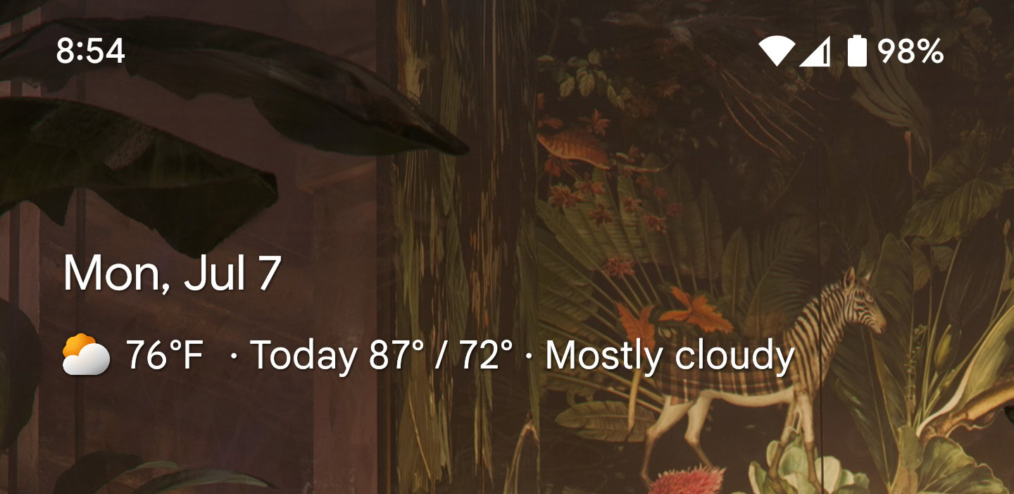 Clima em uma olhada