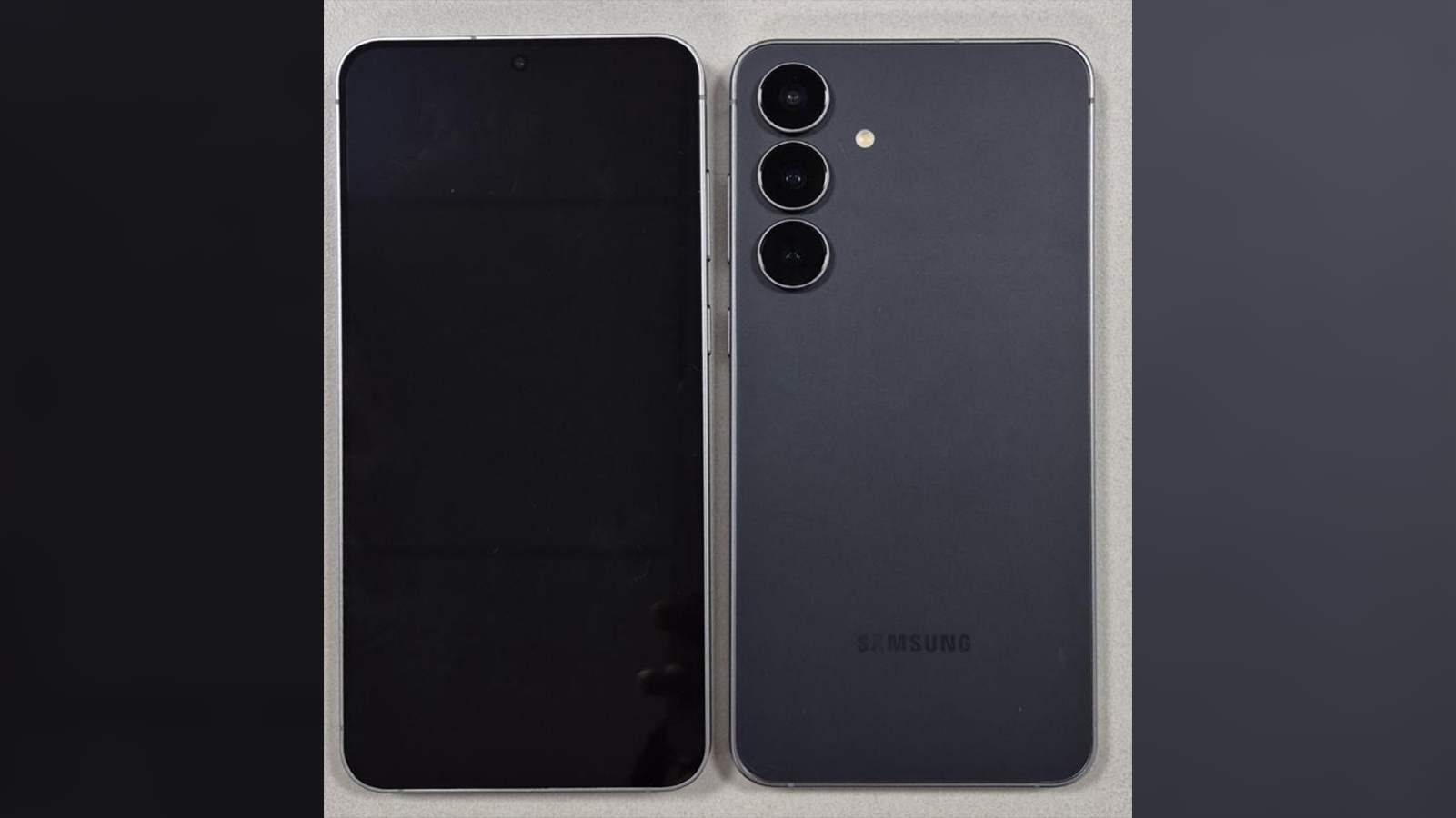 Imagem vazada do Galaxy S25 FE