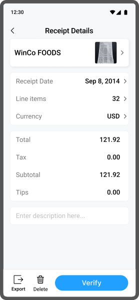 Digitalizar recibo