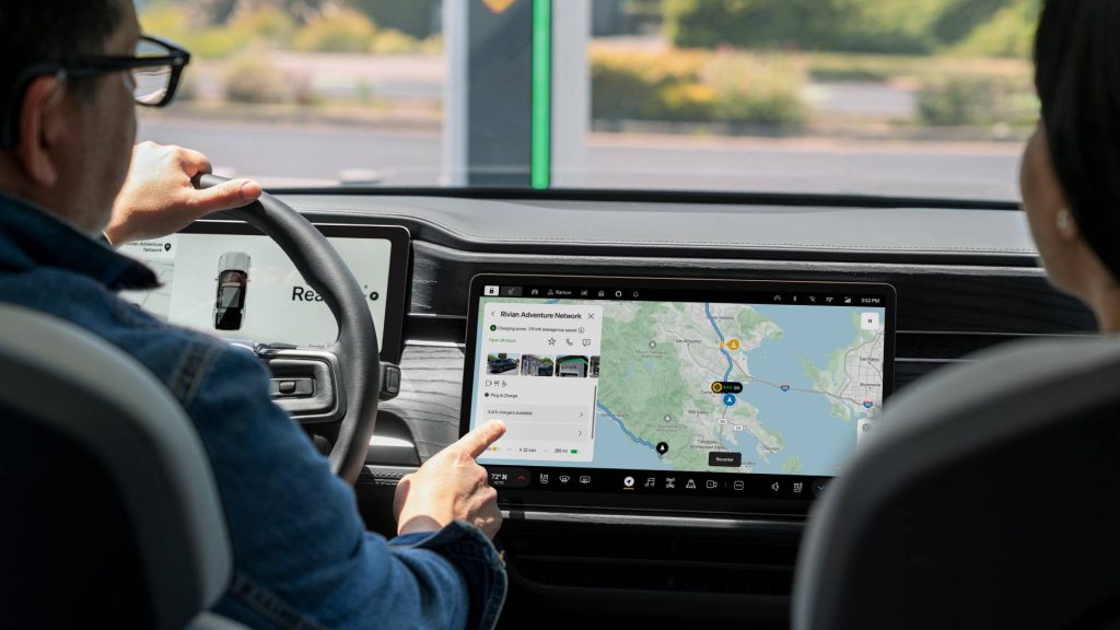 Rivian sobrecarrega sua experiência de navegação com alguns dos melhores recursos do Google Maps