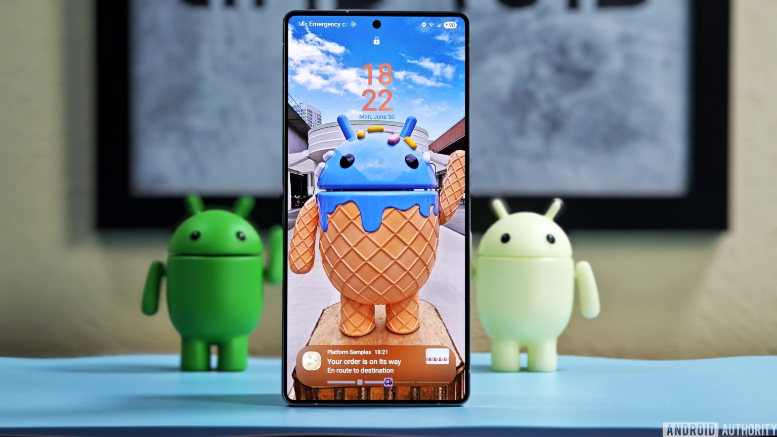 Uma interface do usuário 8 permitirá que qualquer aplicativo mostre uma notificação ao vivo na barra agora da Samsung