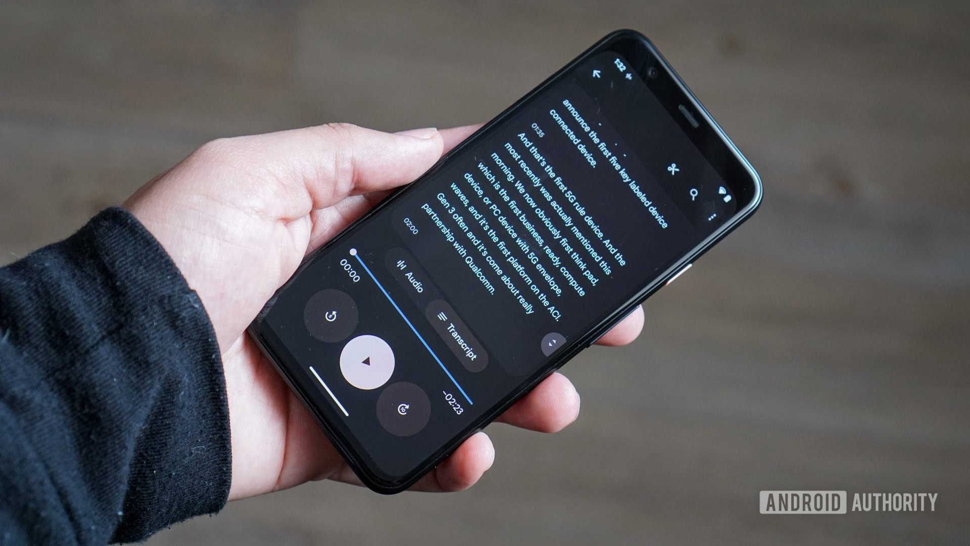 Google Recorder Pixel Transcrição 1 Google Recorder Pixel Transcrição 1