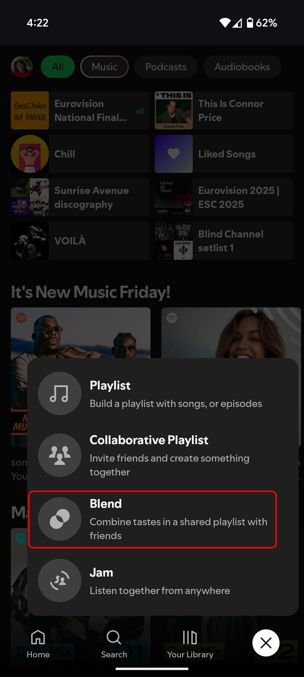 Spotify Start Blend 1