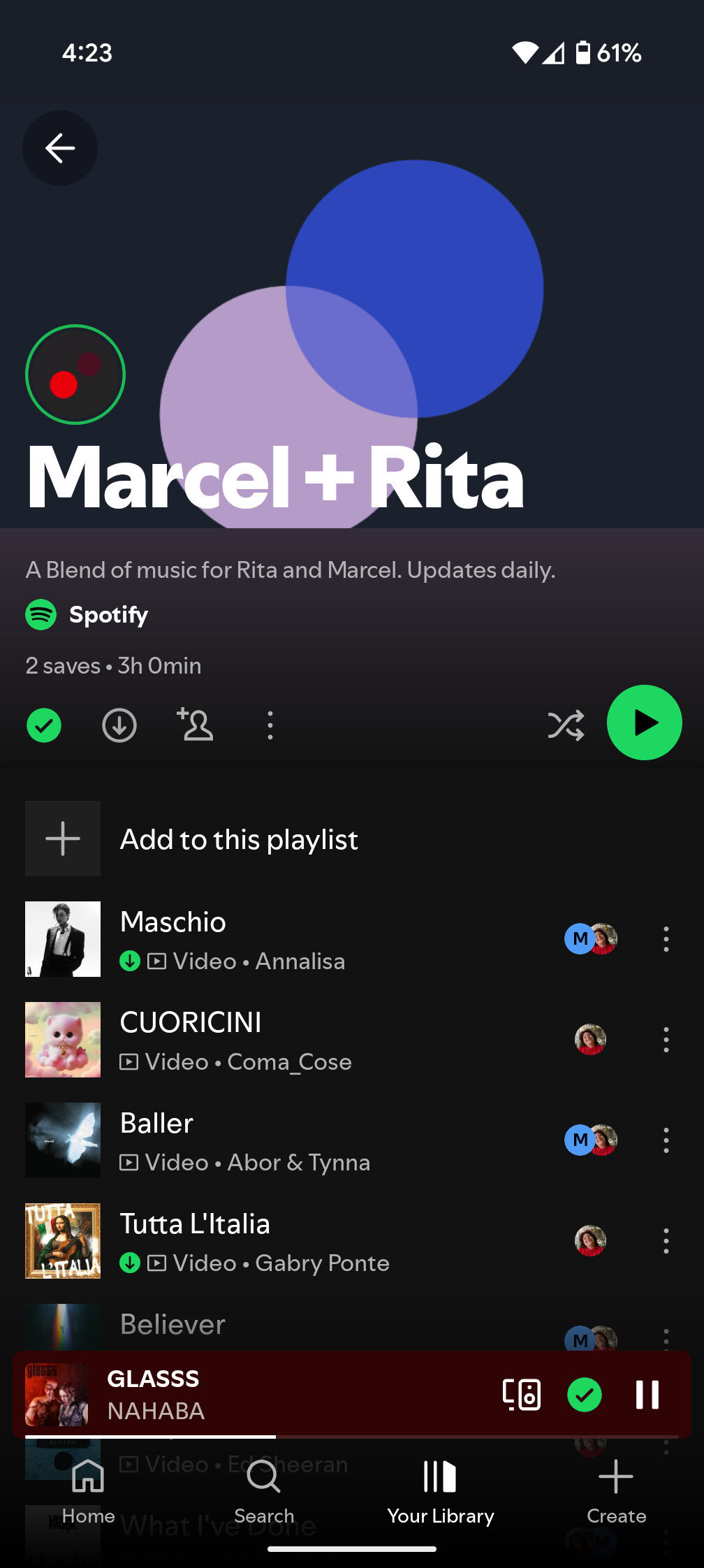 Spotify Start Blend 4