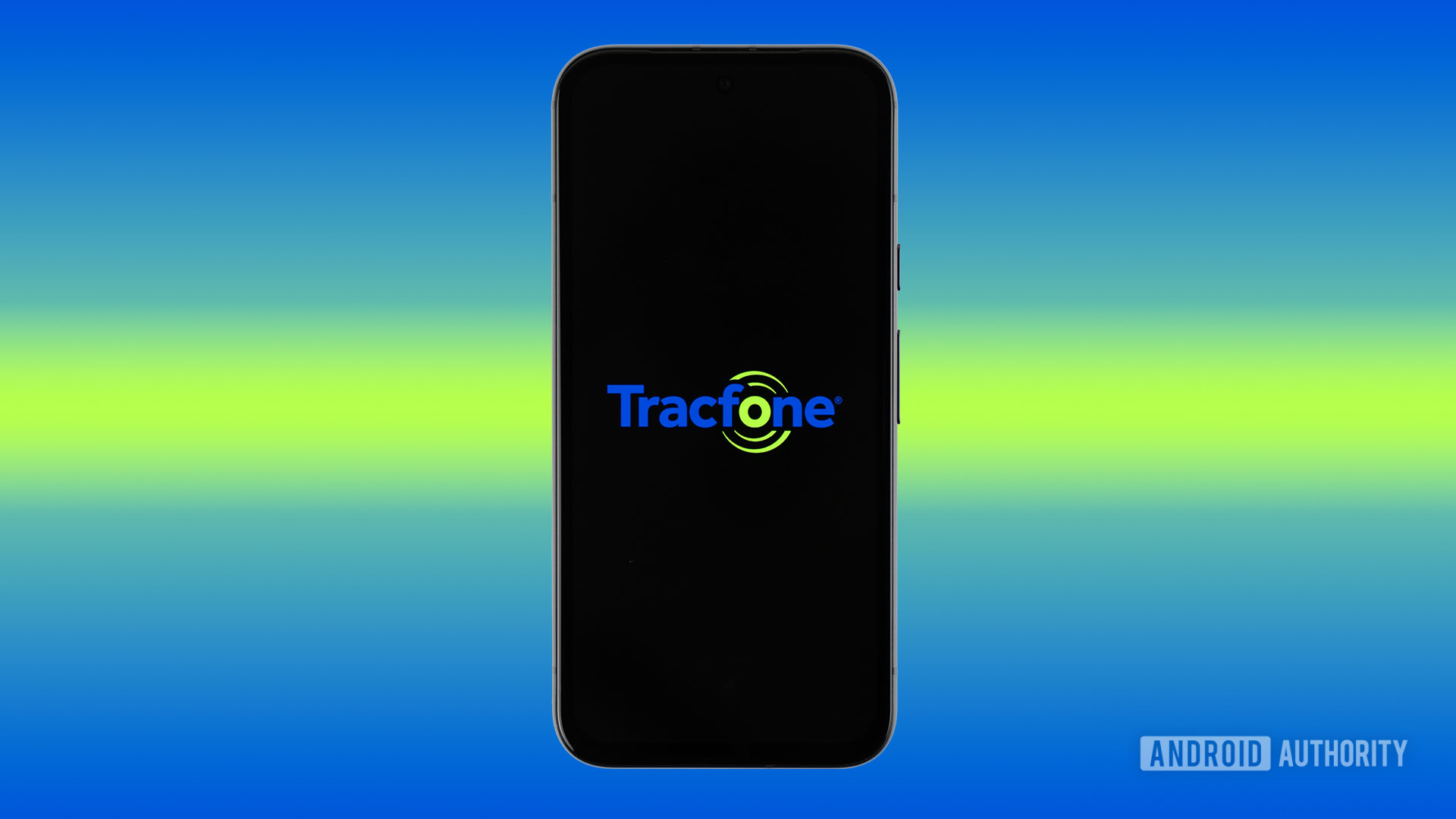 Logotipo Tracfone no smartphone com foto de fundo colorido Logotipo Tracfone no smartphone com foto de fundo colorido