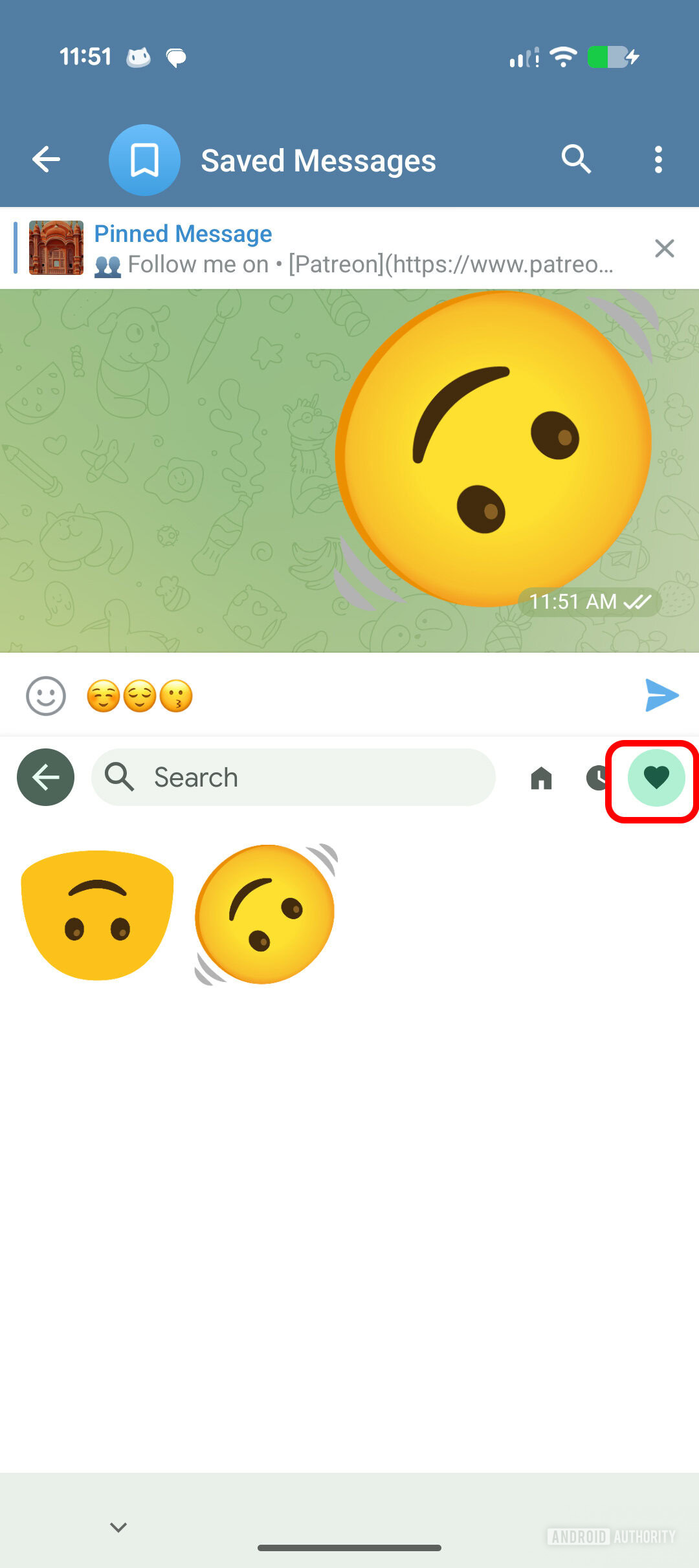 Polha dos favoritos da cozinha emoji de Gboard