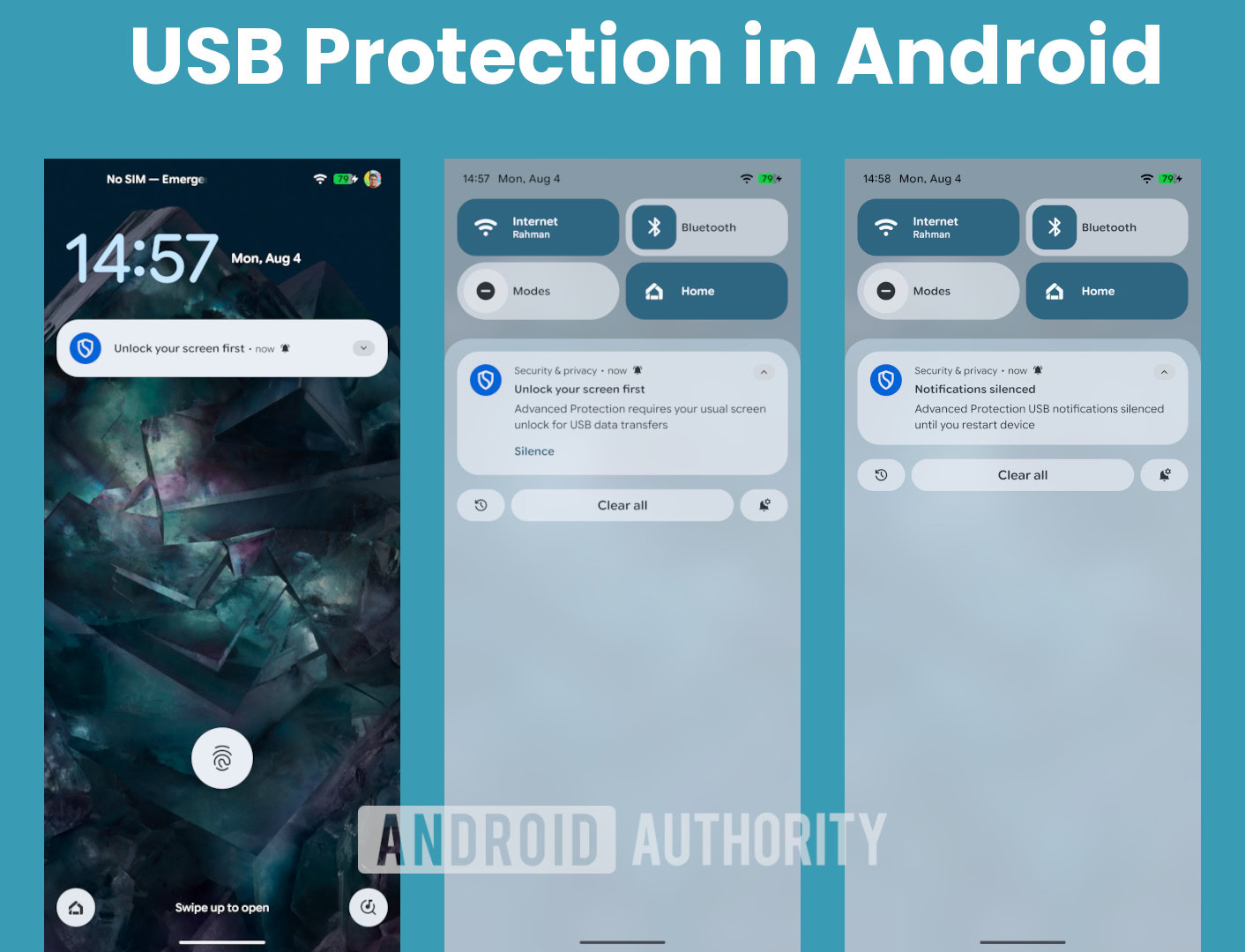 Proteção USB no Android Proteção USB no Android