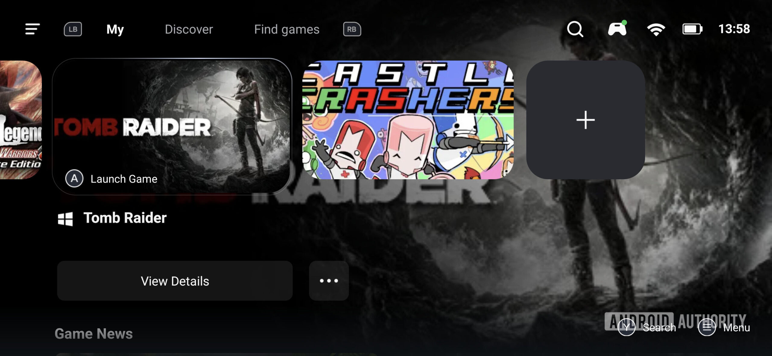 Ui GameHub no Pixel 7 Pro Ui GameHub no Pixel 7 Pro