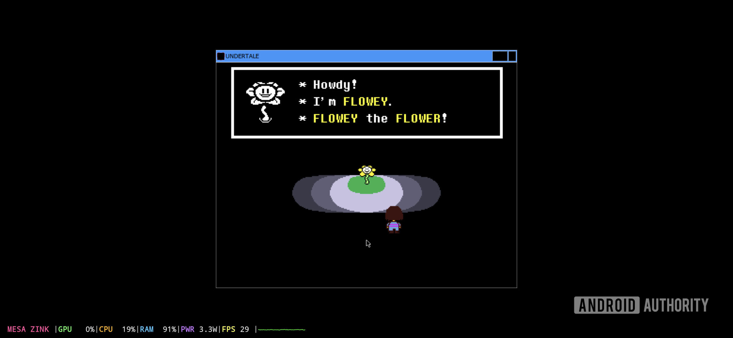 Undertale no GameHub Pixel 7 Pro