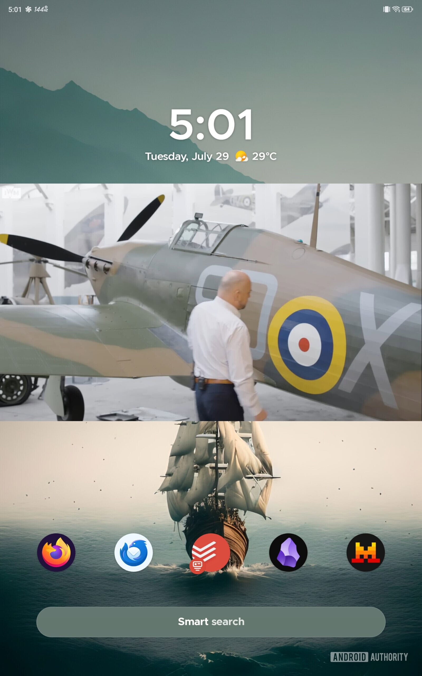 Uma captura de tela de uma janela de imagem em um dispositivo Android.