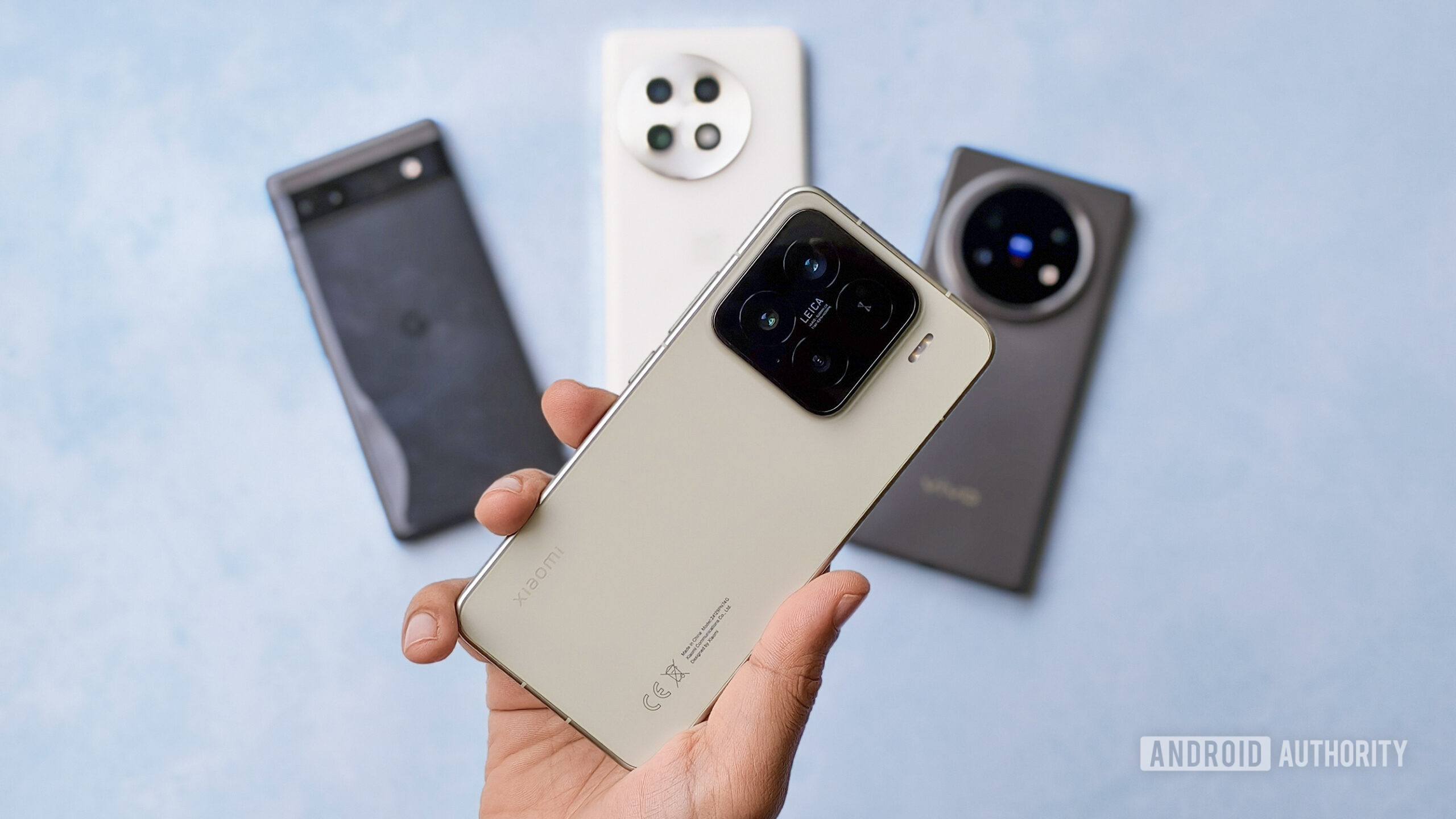 Xiaomi 15 realizado sobre o OnePlus 13, Google Pixel 6a, Vivo x dobra 5