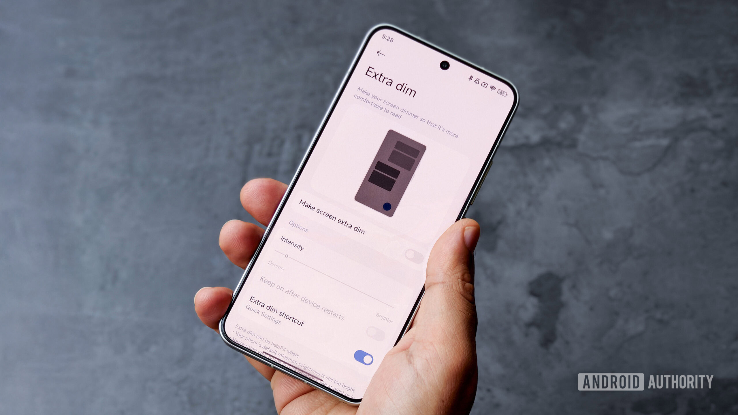 Xiaomi hyperos extra escurecido
