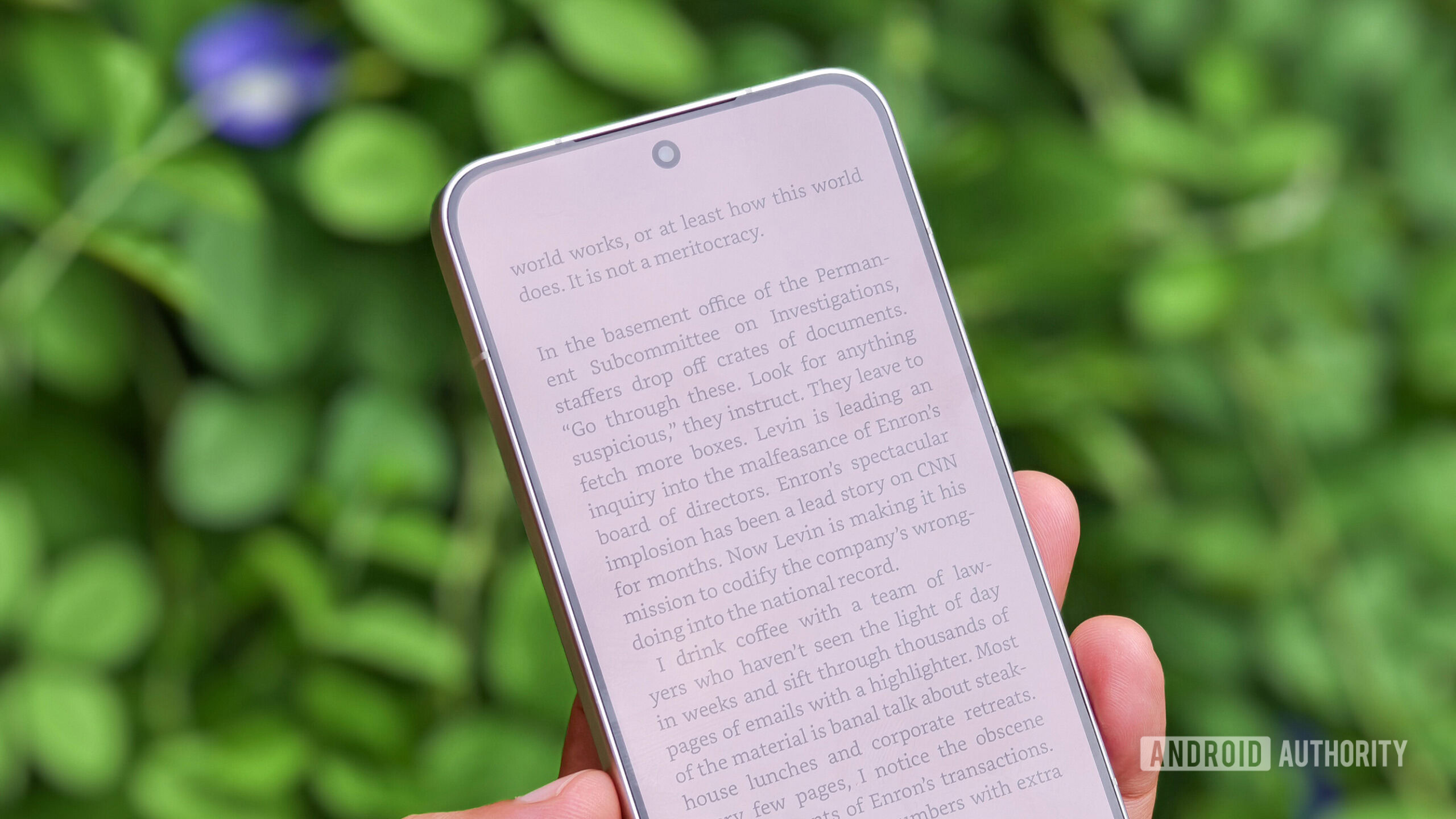 Xiaomi Hyperos Reading Mode Texture ao ar livre