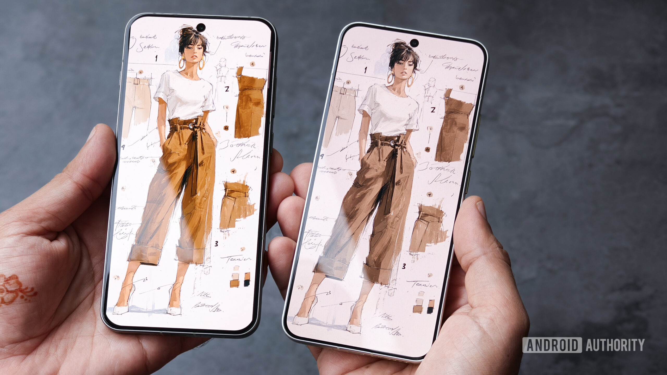 Xiaomi 15 OnePlus 13s mantidos na mão