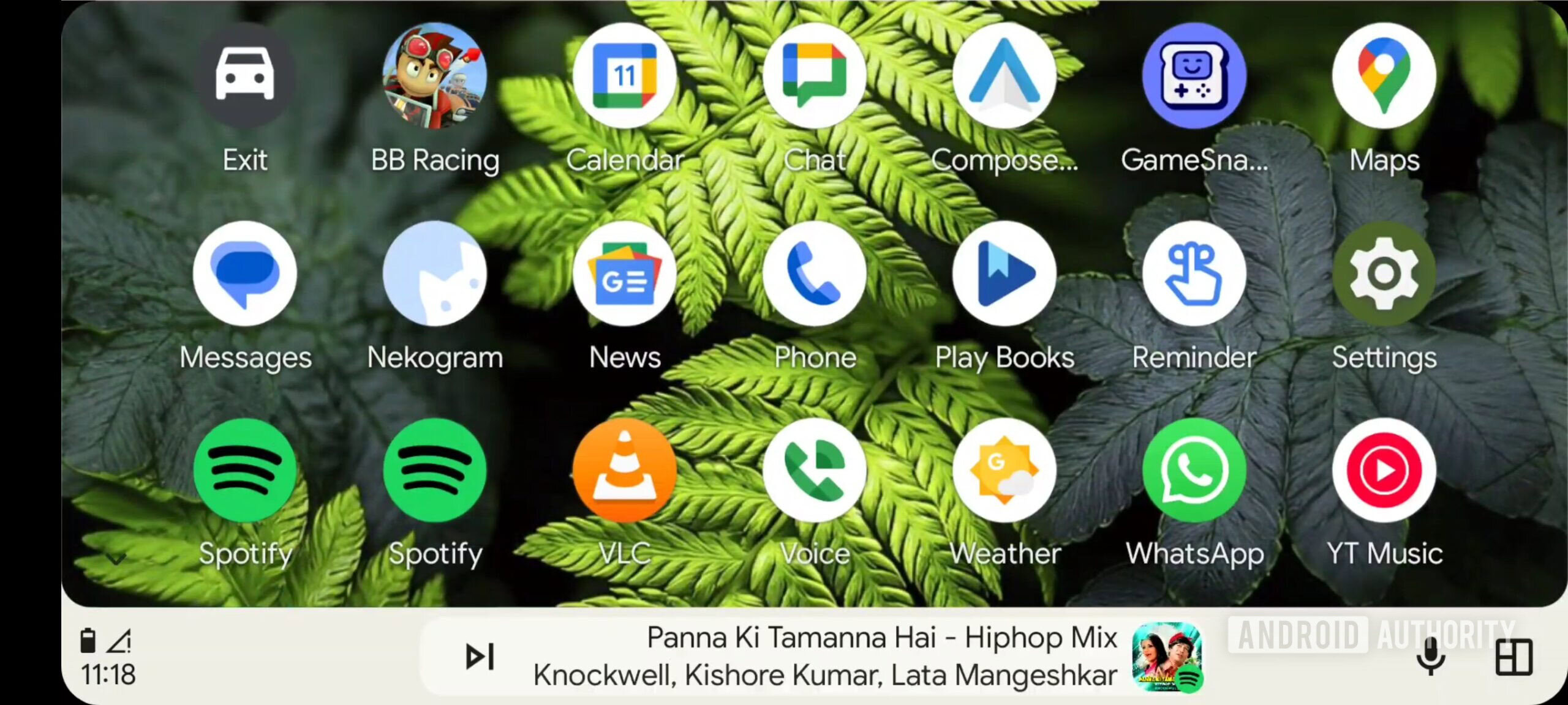 Gaveta de aplicativos Android Auto expandido 2