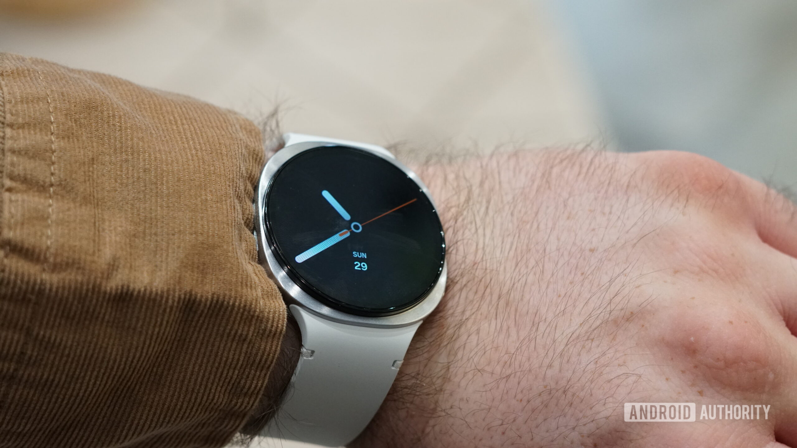 Galaxy Watch 8 no pulso 1 Galaxy Watch 8 no pulso 1