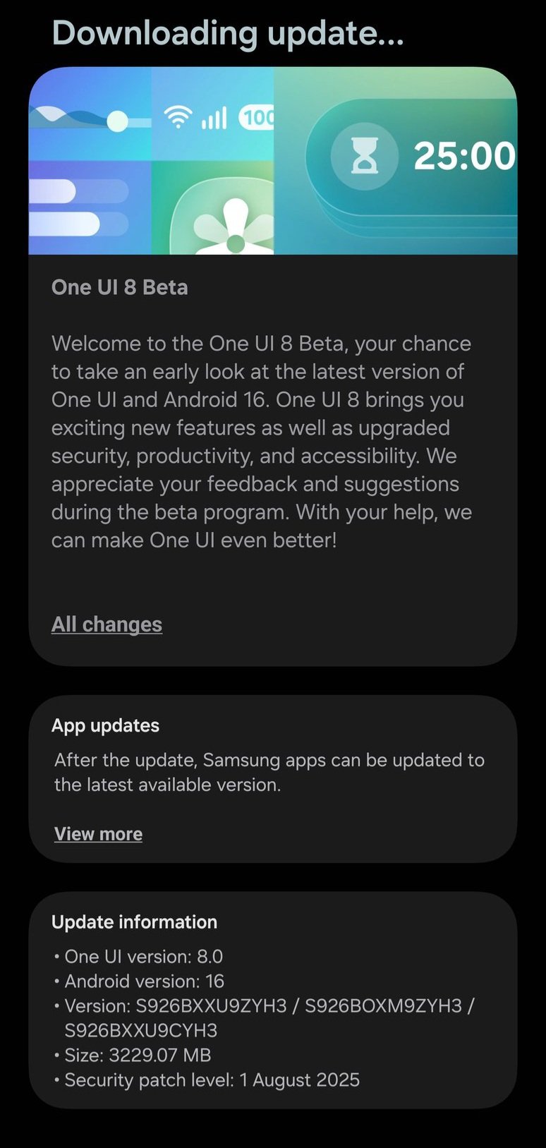 Uma interface do usuário 8 para o Galaxy S24 Series 2