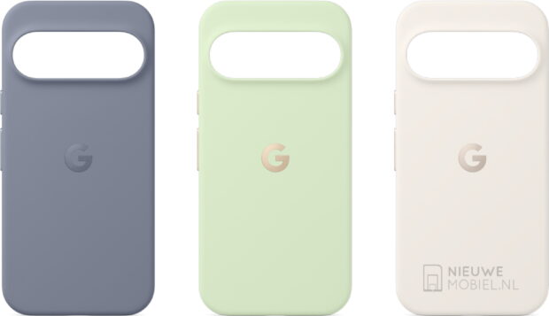Pixel 10 Caso Oficial Caso 3 Renderizações vazadas dos casos oficiais do Pixel 10 Pro XL nas três cores.