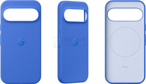 Renderização vazada do caso oficial do Google Pixel 10.