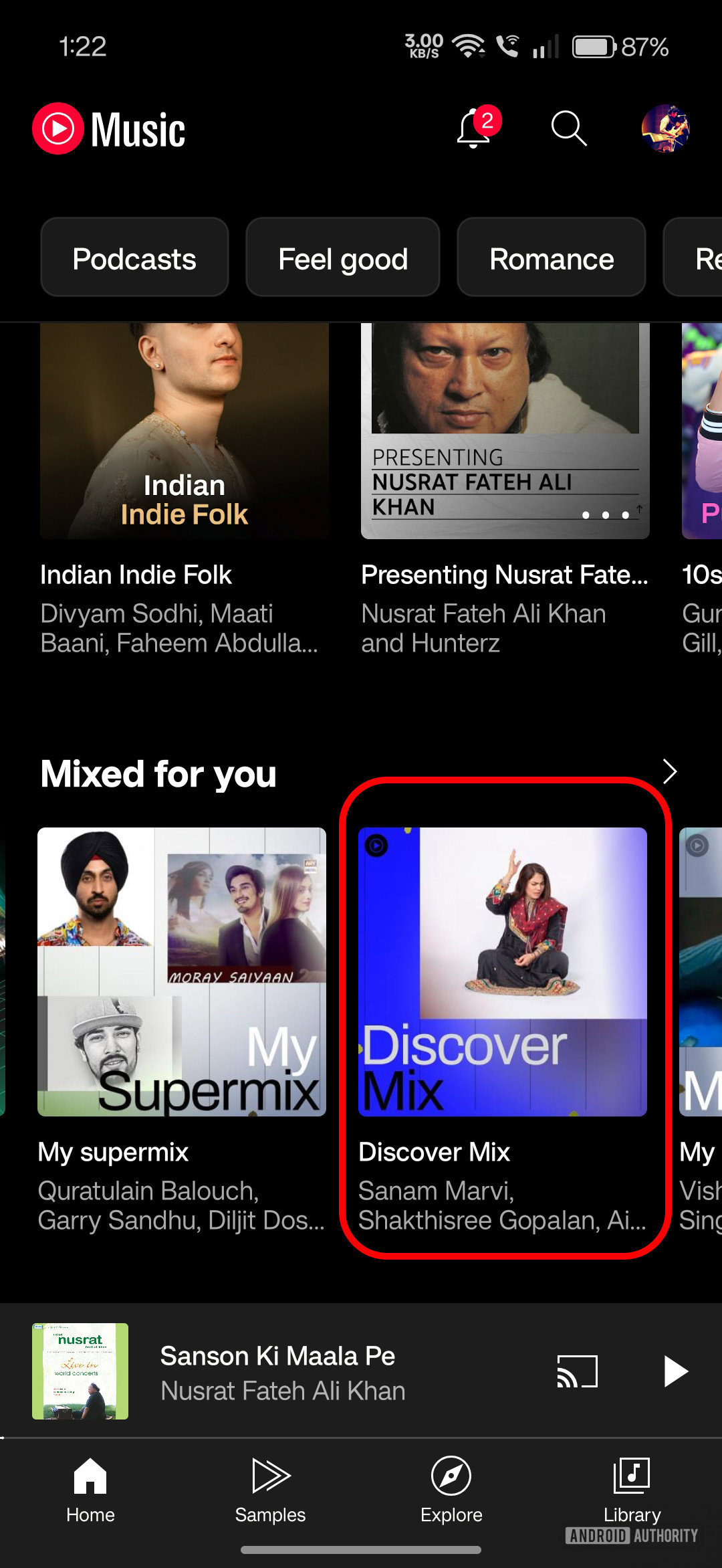 YouTube Music Weekly Discover