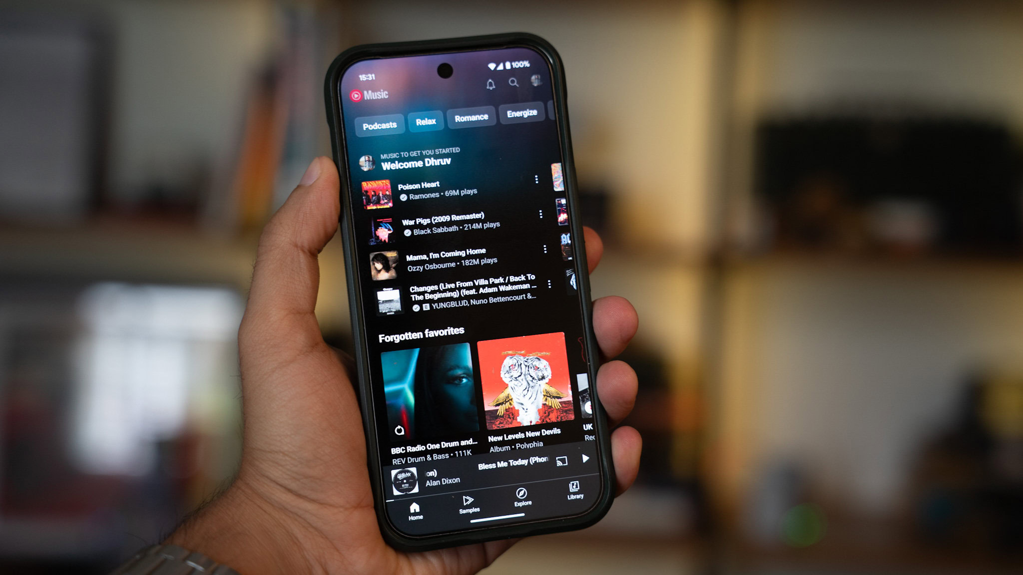 Página inicial de rádio do YouTube Music Página inicial de rádio do YouTube Music
