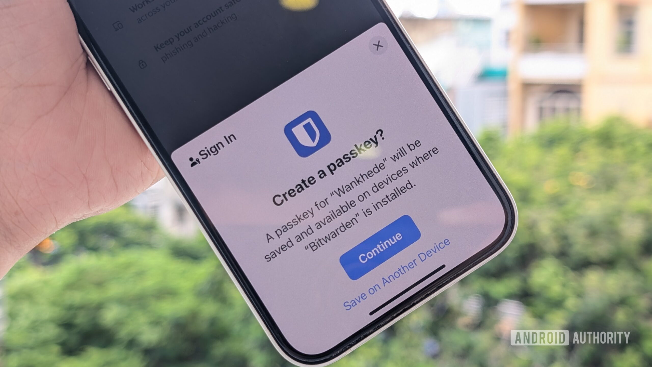 Crie Passkey Pump iOS Bitwarden 2