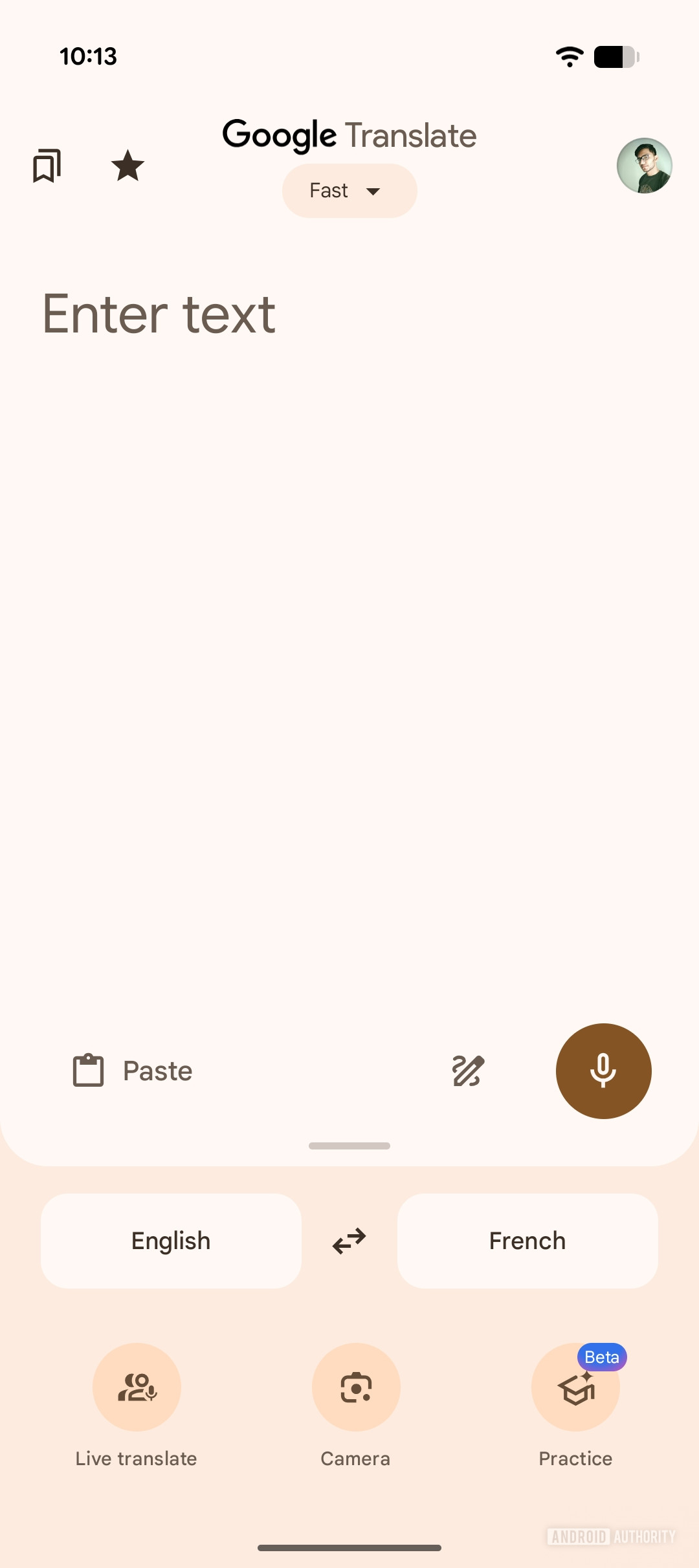 Google Translate Próximo UI com Model Switcher (4)