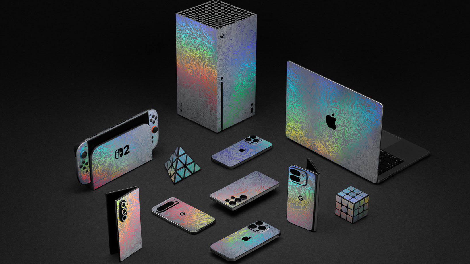 Dbrand White Damasco Skins de dispositivo Pressione Imagem