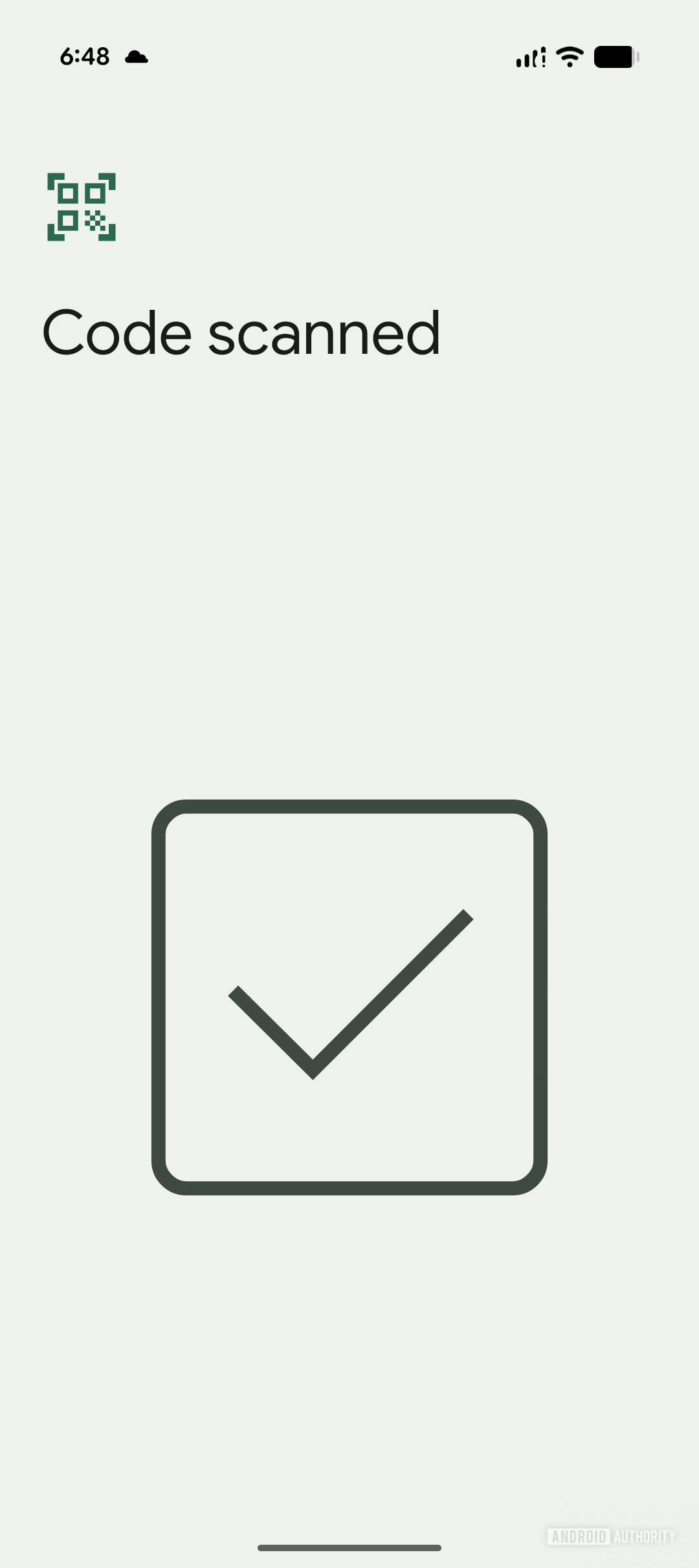 iPhone para Android ESIM transferência de código QR Scanning