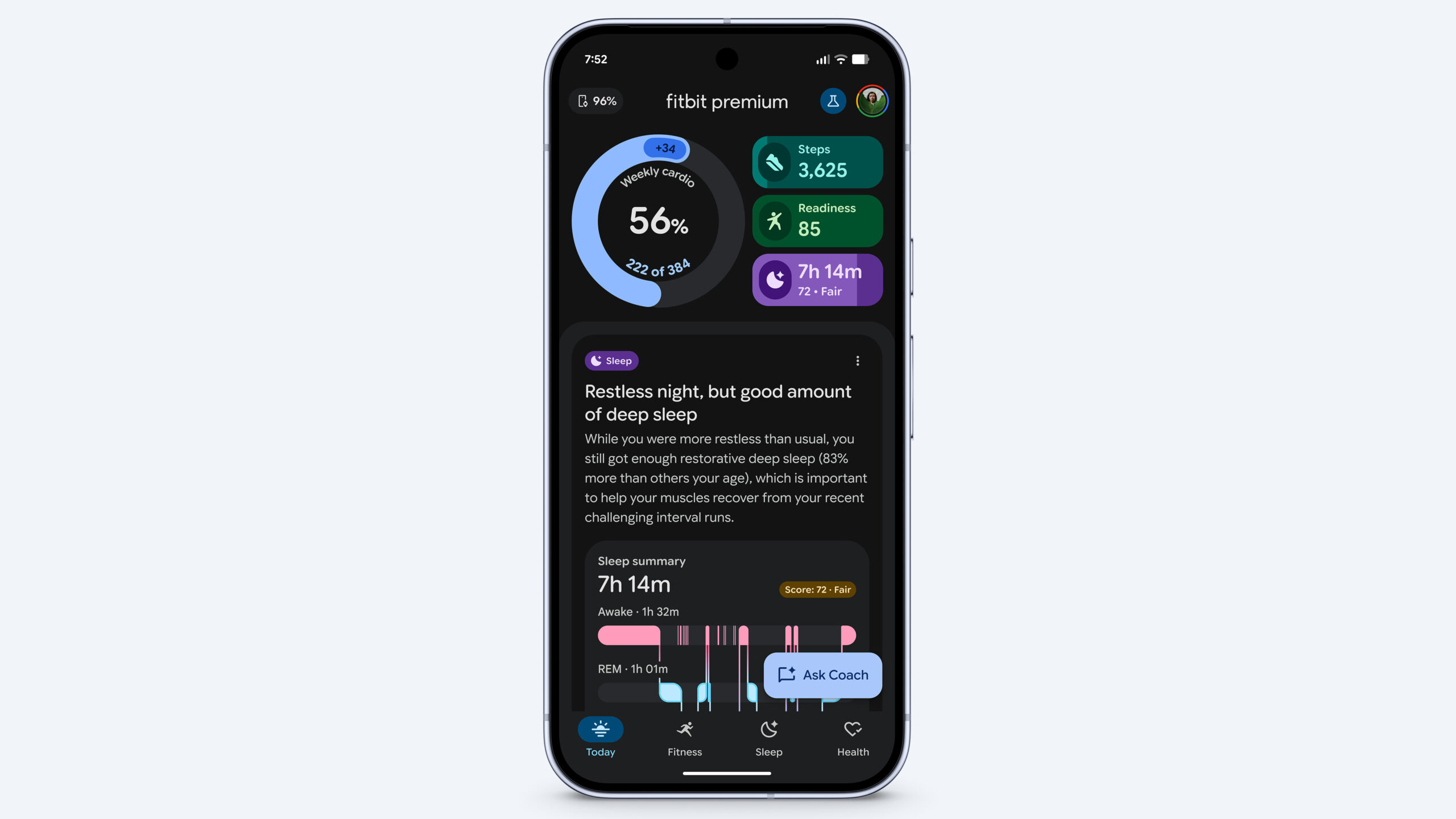 Guia Fitbit Premium Today