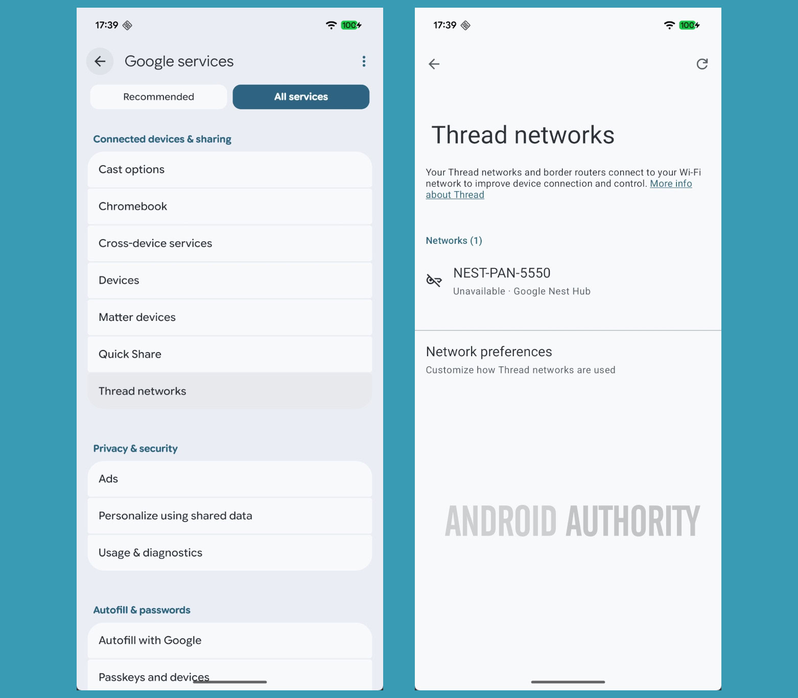 Conecte -se à rede de threads no pixel 10 Conecte -se à rede de threads no pixel 10