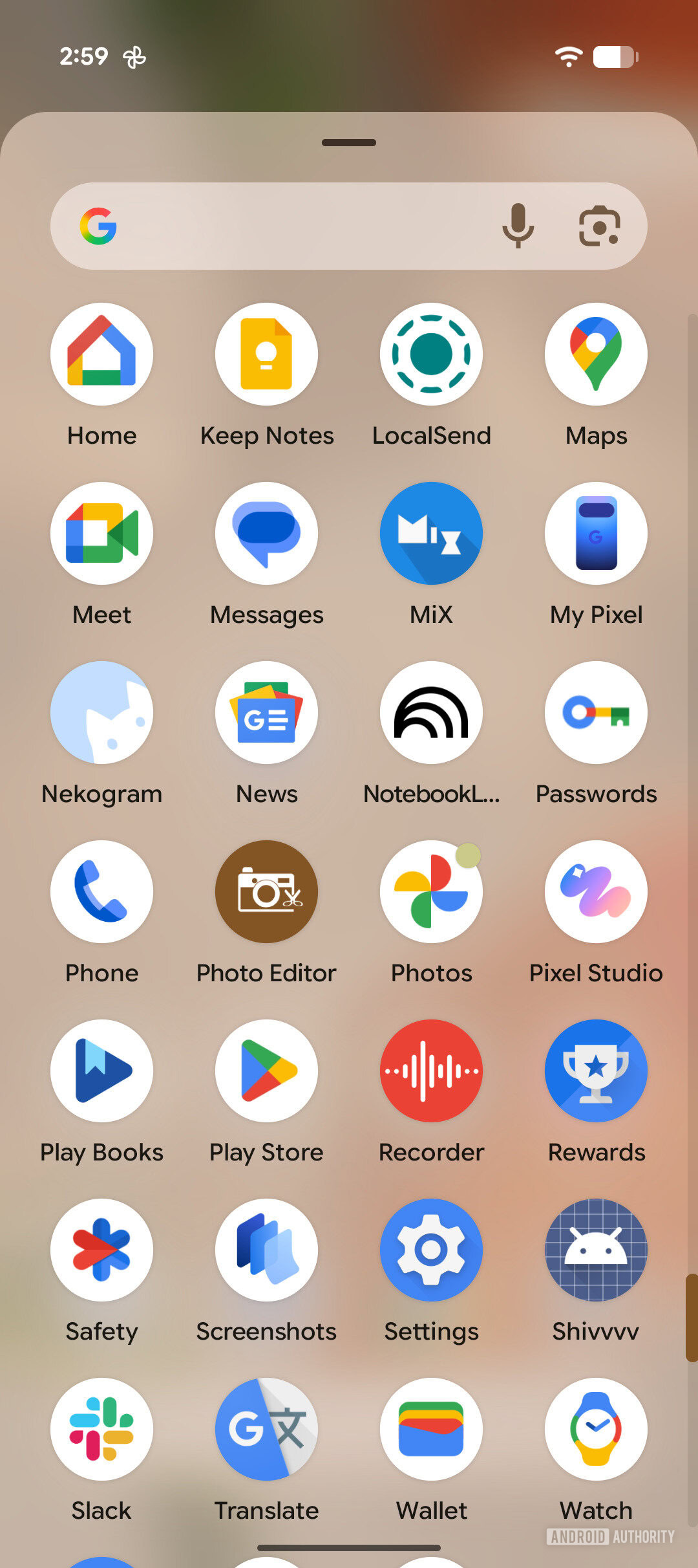 Aplicativo do Google Mastren Manager