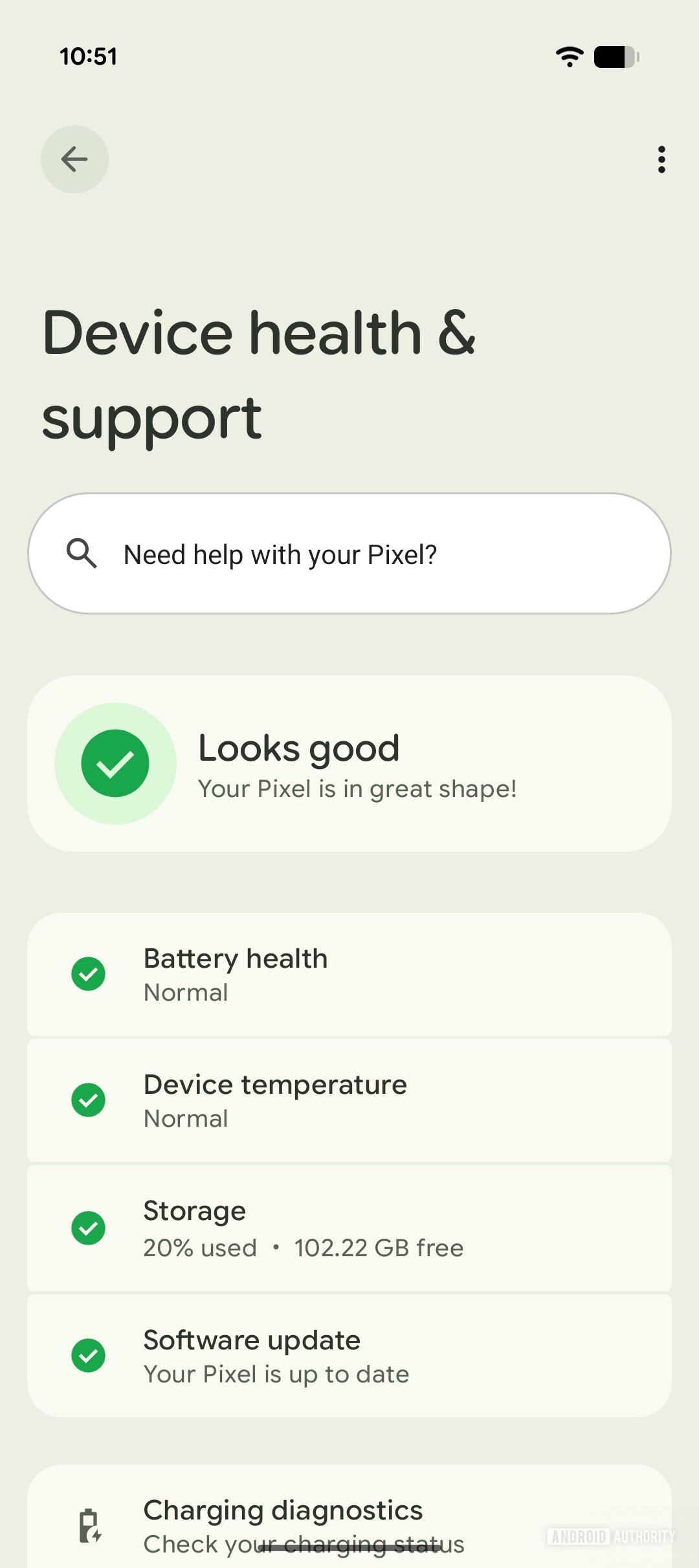 Google Pixel Solução de problemas de saúde e suporte 3