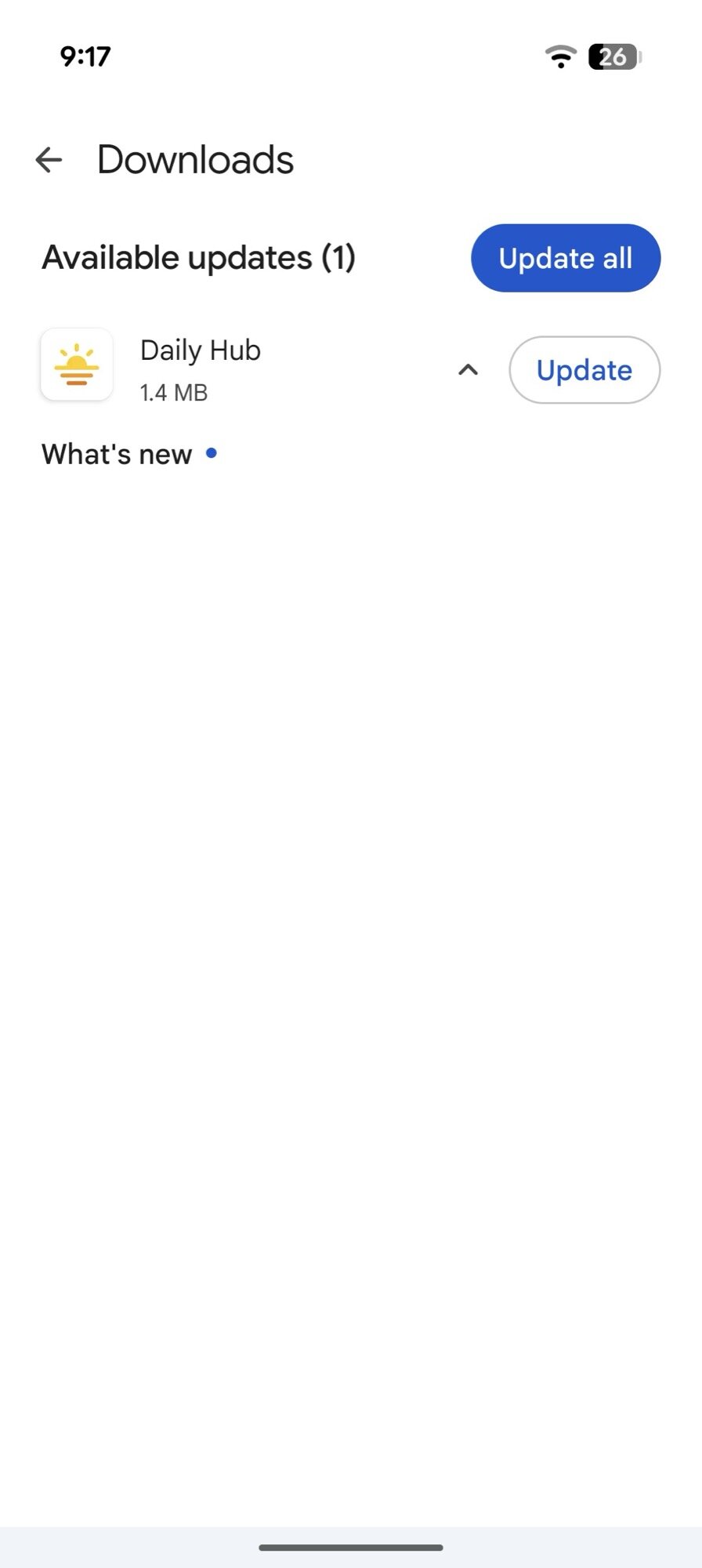 pixel 10 screenshot diariamente hub stub atualização 1