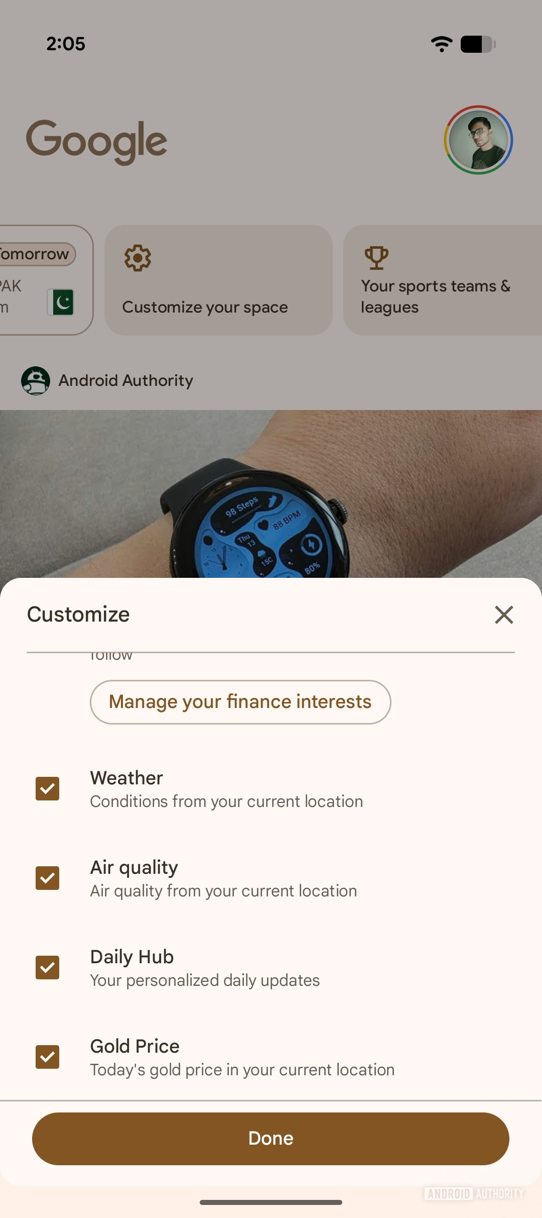 Hub diário no Google Discover (1)