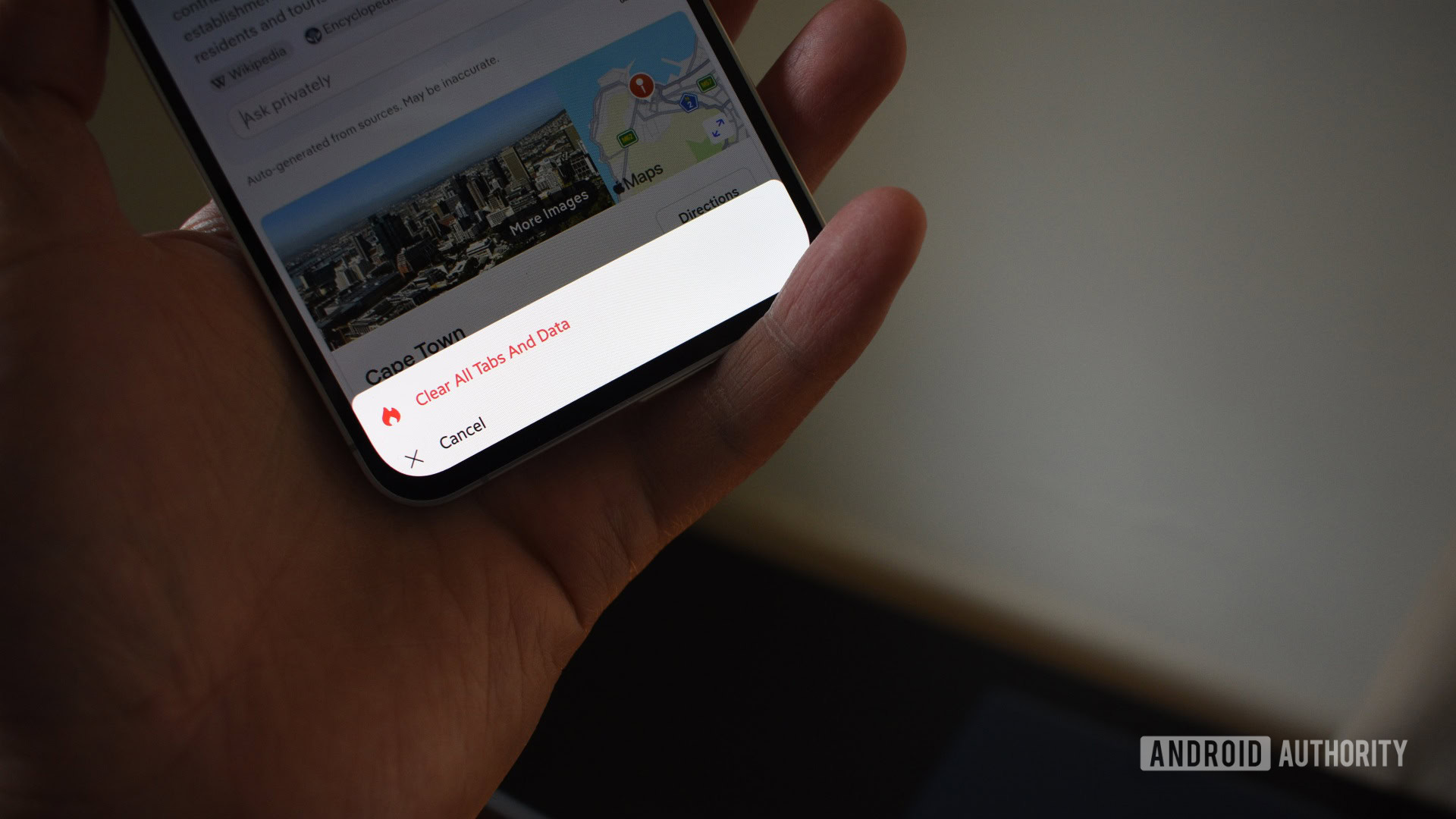Botão de incêndio de Duckduckgo Android 2 Botão de incêndio de Duckduckgo Android 2