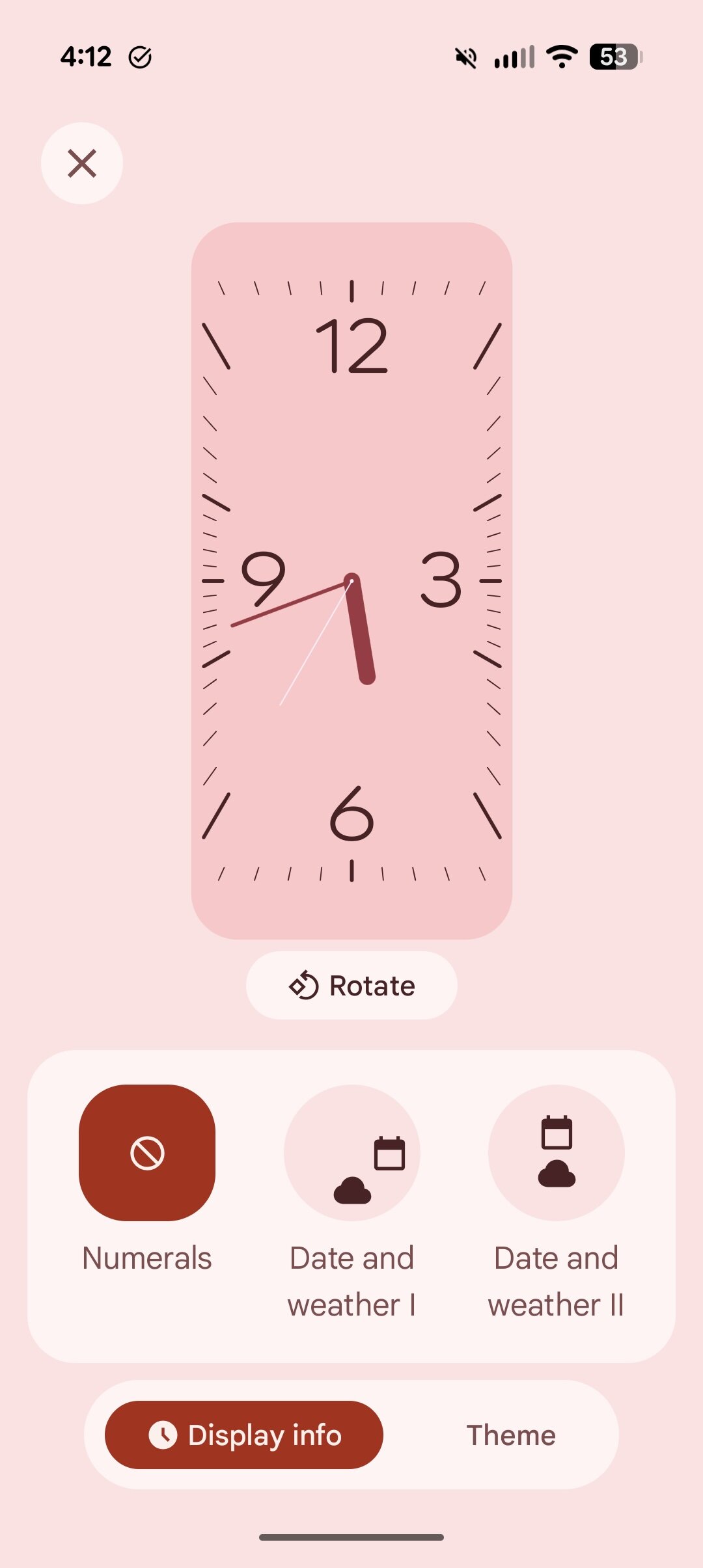 Opção de relógio em negrito piloto para o recurso Pixel 10 Screen Saver.